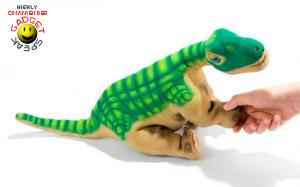 pleo dinosaur giving paw