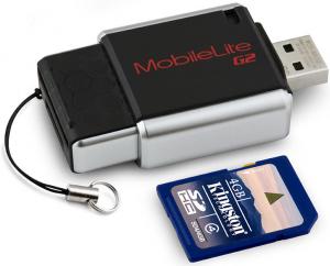 kingston MobileLiteG2 memory card reader 4GB sdhc