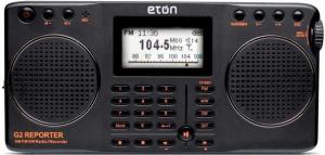 eton g2 reporter fm am sw recording analogue radio
