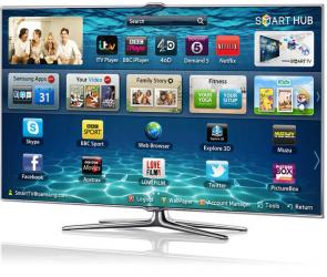 Samsung UE46UF7000 big screen TV television