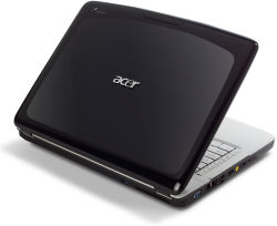 Acer Aspire 5920 Gemstone - rear view showing top