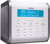Bush DAB radio and CD player CR06CDWHT