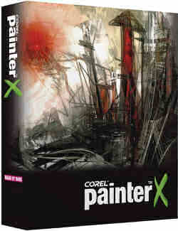 Corel Painter-X software package - box shot