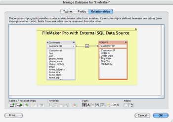 FileMaker Pro screen capture