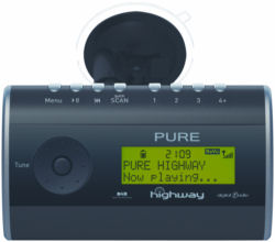 Pure Digital DAB radio with integrated FM transmitter