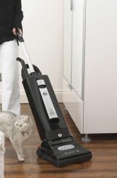 sebo x4 pet vacuum in use