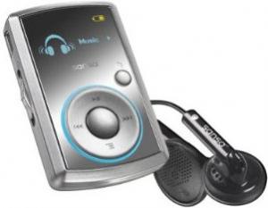 sandisk sansa clip mp3 player with headphones