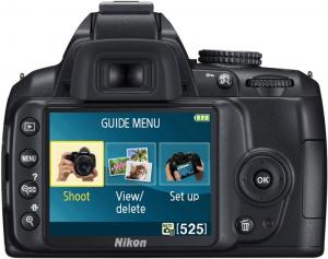 nikon d3000 DSLR controls