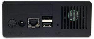 verbatim gigabit NAS rear