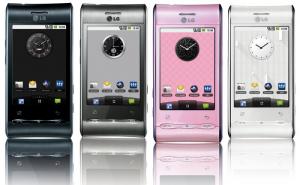lg optimus gt540 android smart phone range