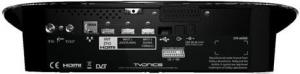 tvonics DTR HD500 video recorder HD freeview rear