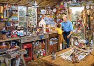 Gibsons Grandads Workshop Jigsaw Puzzle