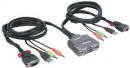 649214 LINDY KVM Switch Compact USB Audio 2 Por