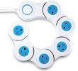 716138 Quirky Pivot Power 6 Outlet Flexible Surge Protector Power Strip U