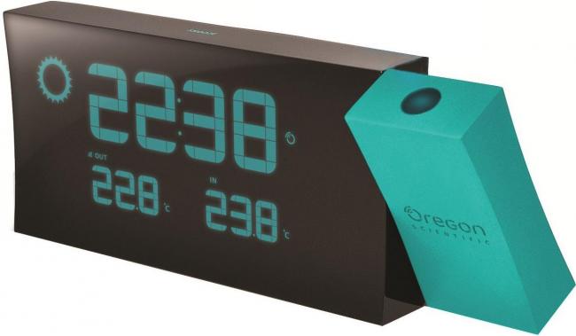 Oregon Scientific Projection Clock with In/Outdoor Temperature and Weather  