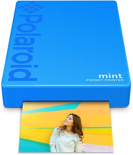 Polaroid Mint Pocket Printer White with Polaroid 2x3ʺ Premium Zink Zero Photo Paper 50-Pack 