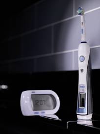 Orab-B Triumph toothbrush with Smart Guide from Braun