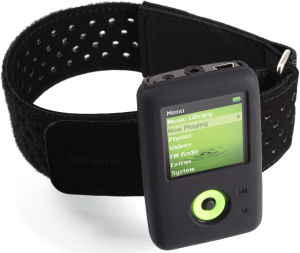 Creative Zen V-Plus with arm-band