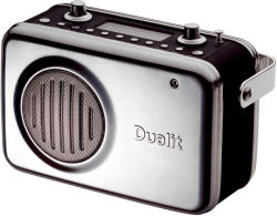 DualIt DAB Digital Radio in Chrome