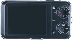 GE-1235 digital camera - controls rear-view