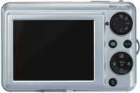 GE G2 digital camera - silver rear view of controls