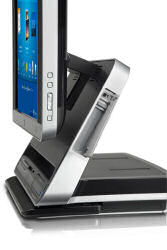 HP TouchSmart iq770 side view