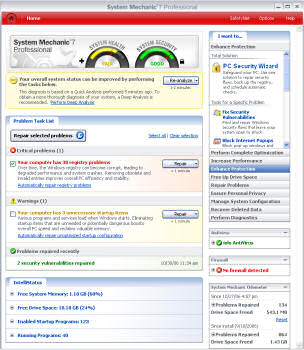 System Mechanic Professional Version 7