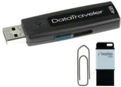 Kingston DataTraveller 100 and Imation Atom Drive