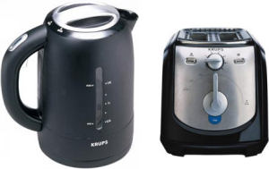 Krups FLF294 kettle and FEM231 toaster