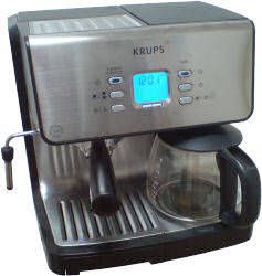 Krups XP2070 combination espresso and filter coffee machine