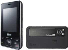 LG KC550 mobile phone - 5M pixel camera