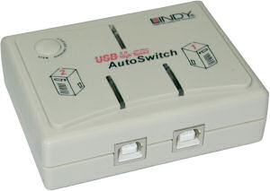 Lindy USB 2.0 AutoSwitch 2-Port