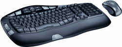 Logitech Wireless Desktop keyboard mouse set
