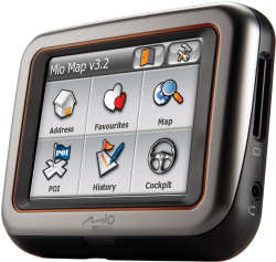 Mio DigiWalker C220 GPS SatNav system