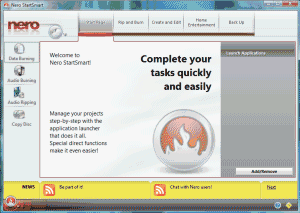 Nero 8 StartSmart