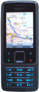 ActivePilot 6 application on Nokia 6300