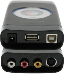 Pinnacle Video Transfer - showing the connectors at each of the ends