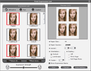Face Filter - screen capture