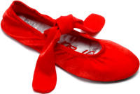 Red Foot Revolution - after party slippers in red