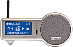 Sagem MyDual Radio 700 - portable Internet radio