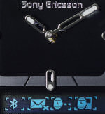 Watch face on Sony Ericsson MBW-100 bluetooth watch